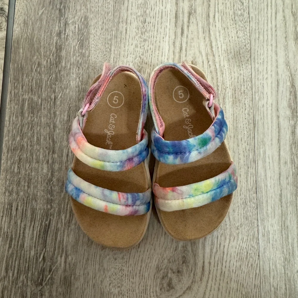 Cat & Jack Kids Tie-Dye Sandals